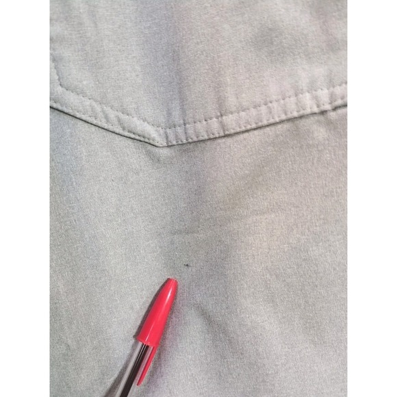 L L Bean Mens Shirt Olive Green Long Sleeve Sz M No Fly Zone Fishing Hiking $99 - Picture 7 of 16